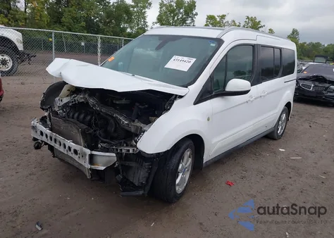 2014 Ford Transit Connect Titanium z USA, uszkodzony, nr VIN NM0GE9G79E1148234